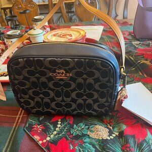 COACH Denim Cherry Jaime Camera Bag - NWT!!